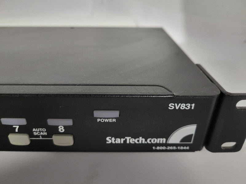 Starview SV831 8 Port KEYBOARD/MOUSE/MONITOR Sharing Switch RackmountPS/2 KVM !