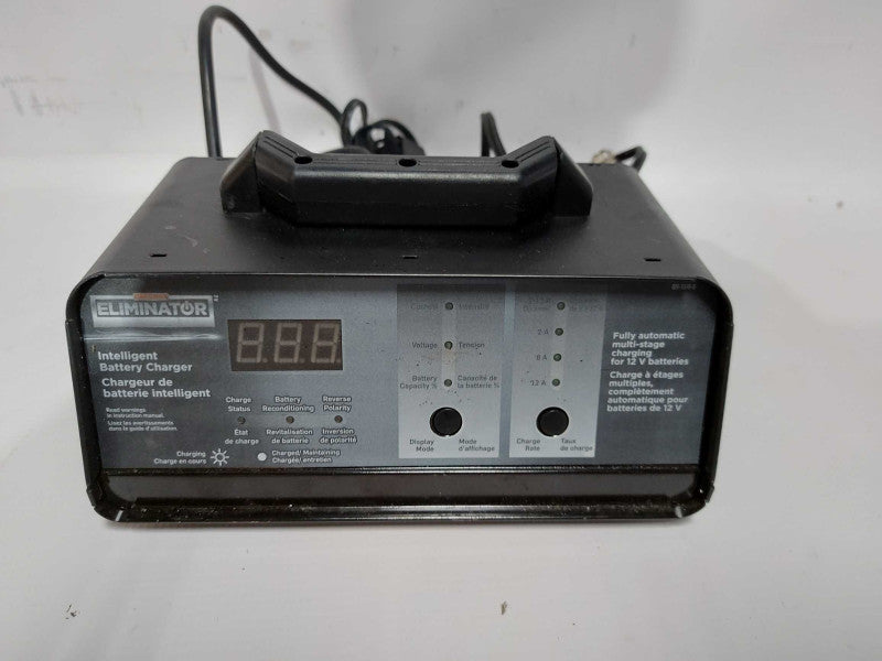MotoMaster Eliminator Intelligent Battery Charger, 12/8/2A #