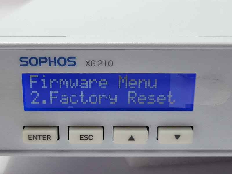 SOPHOS XG210 Network Security Firewall, Factory Reset, READ _