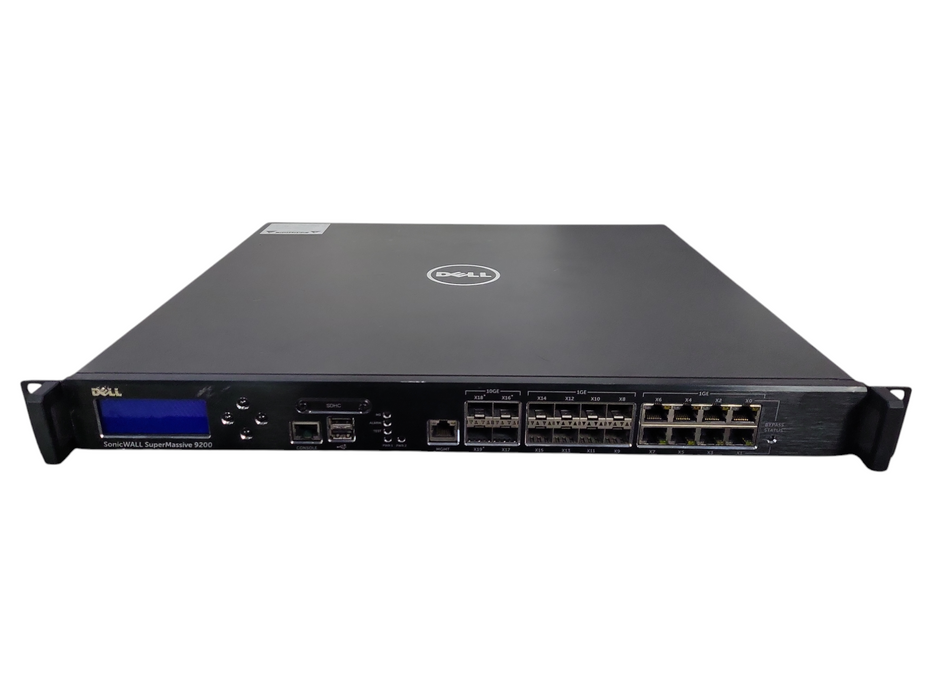 Dell SONICWALL SUPERMASSIVE 9200 HA Security Appliance Firewall 2x PSU !