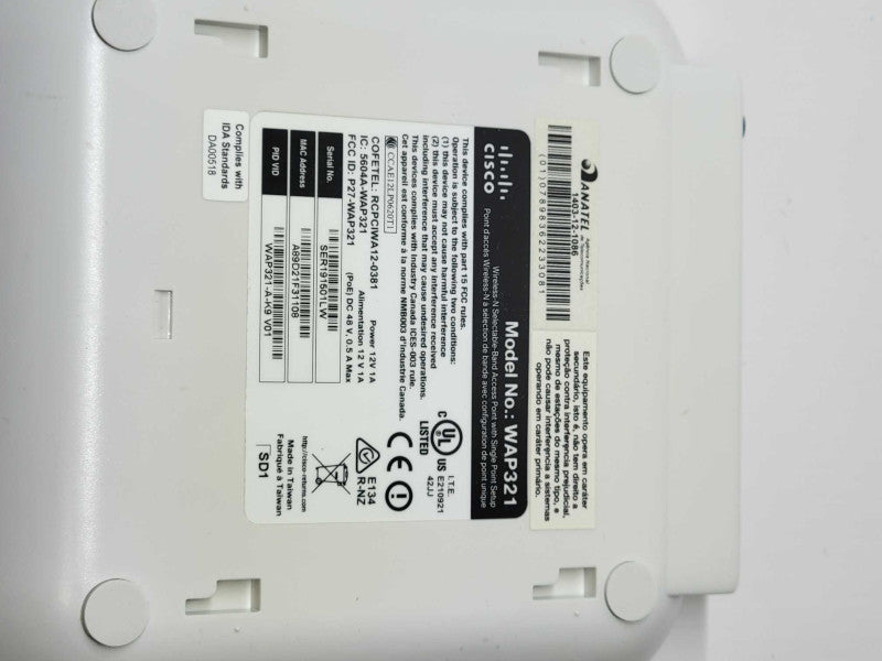 CISCO WAP321 Wireless Access Point with Mounting Bracket