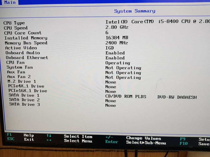 Lenovo Thinkcentre M720s SFF Desktop i5-8400 CPU @ 2.80GHz 16GB DDR4 Ram Q
