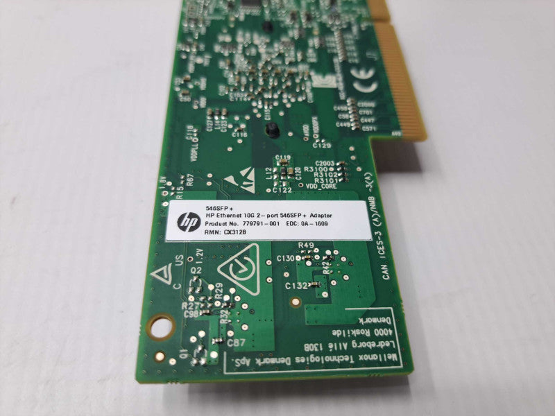HP 546SFP+ 779793-B21 Ethernet 10Gb 2-port Network Adapter PN: 790314-001 )