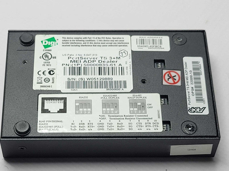 Digi PortServer TS M MEI Modem Series 3+M 50000836-61 A _