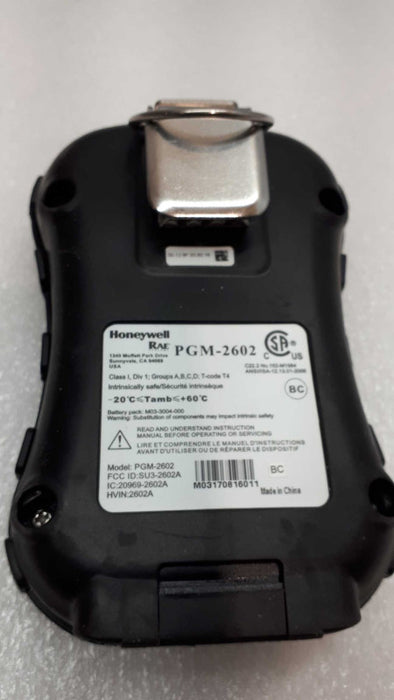 RAE Systems MicroRAE PGM-2602 Diffusion Portable Gas Monitor Bluetooth/WIFI/G &