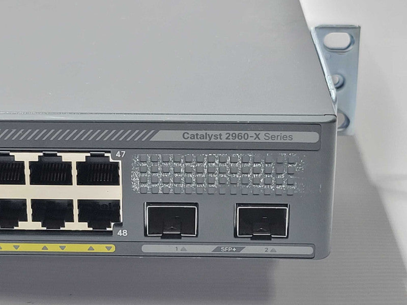 Cisco WS-C2960X-48LPD-L 48 Port PoE Gigabit Switch, Factory reset _