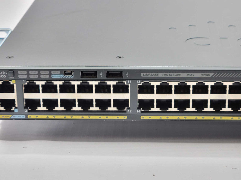 Cisco WS-C2960X-48LPD-L 48 Port PoE Gigabit Switch, Factory reset _