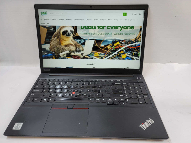 Lenovo ThinkPad E15 i5-10210U @ 1.60GHz, 8GB DDR4, 512GB m.2 **NO AC ADAPTER Î²