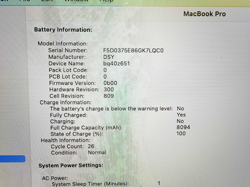 Apple Macbook Pro 2019 16\\" Core i7-9750H @ 2.6GHz 32GB DDR4 500GB SSD Radeon Pro 5300M 4GB (