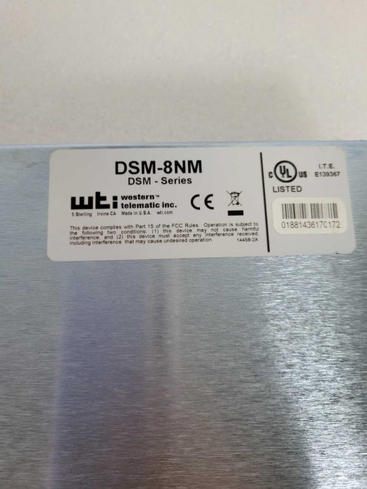 DSM-8NM-E GigE Console Server (8) Port RJ45 Dual Power Supply + Dual Ethernet !