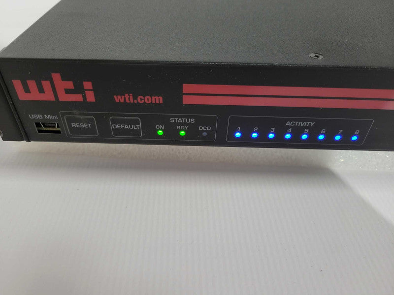DSM-8NM-E GigE Console Server (8) Port RJ45 Dual Power Supply + Dual Ethernet !
