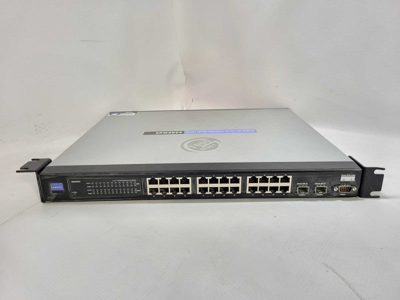 Cisco Linksys SRW2024 v1 24-port 10/100/1000 Gigabit Switch With WebView $