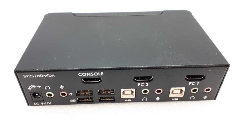 Startech 2 Port USB HDMI KVM Switch w/ Audio & USB 2.0 Hub SV231HDMIUA &