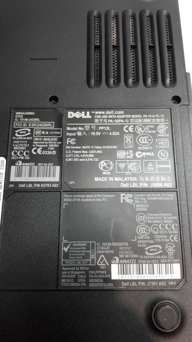 Dell Inspiron 6000 PP12L Laptop &