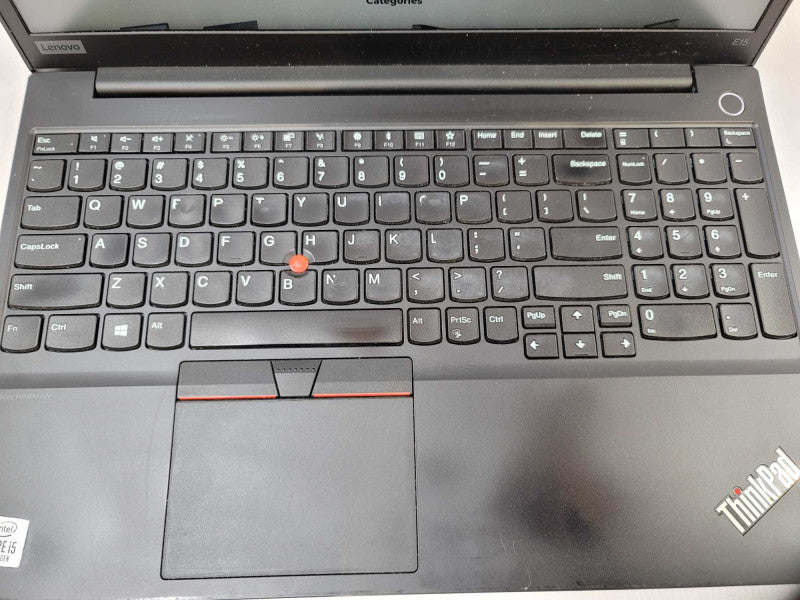 Lenovo ThinkPad E15 i5-10210U, 16GB DDR4, 256GB m.2 **NO AC ADAPTER QÎ²