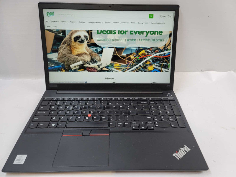 Lenovo ThinkPad E15 i5-10210U @ 1.60GHz, 8GB DDR4, 512GB m.2 **NO AC ADAPTER  Î²