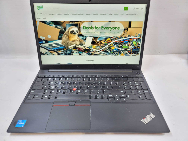 Lenovo ThinkPad E15 i5-1145G7, 16GB DDR4, 256GB m.2 **NO AC ADAPTER Î²