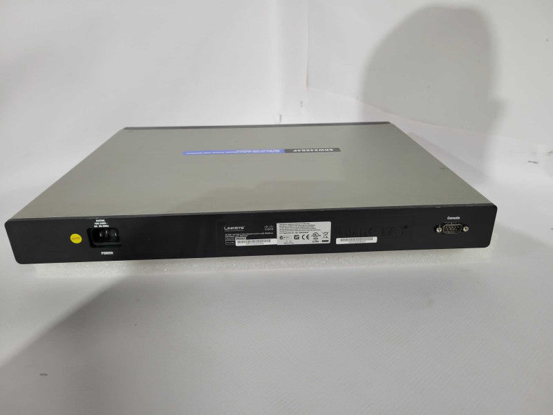 LINKSYS SRW248G4P 48 PORT 10/100 + 4 PORT GIGABIT 375W POE SWITCH !