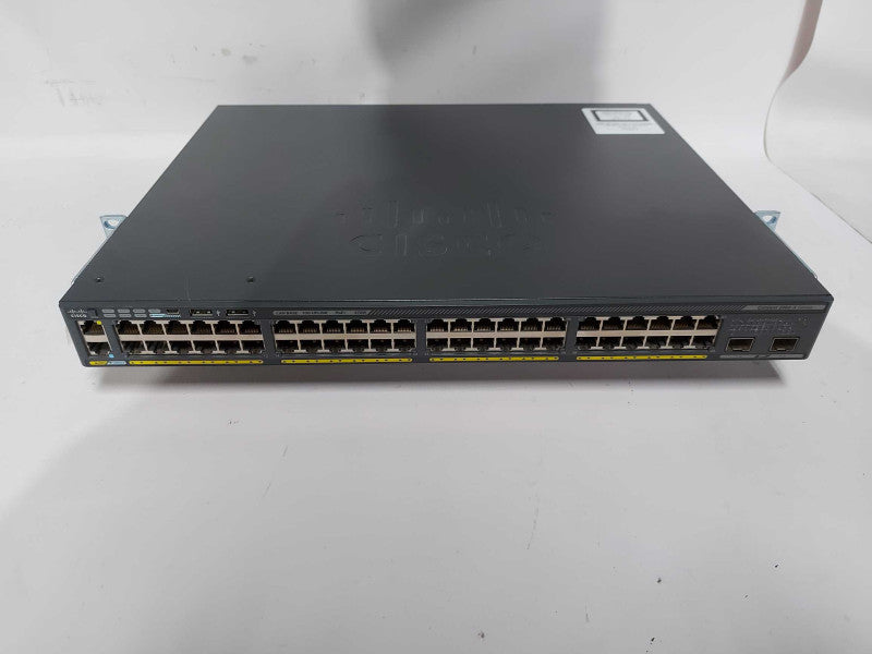 Cisco Catalyst 2960-X Series WS-C2960X-48FPS-L PoE+ Network Switch fact reset Q#