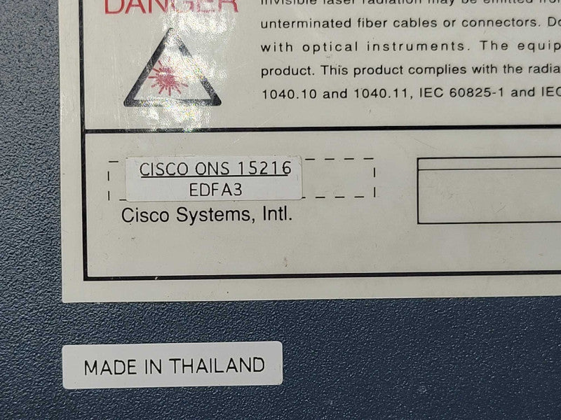 Cisco ONS 15216 EDFA3 Fiber Optical Amplifier 74-3241-02 C0 Q_