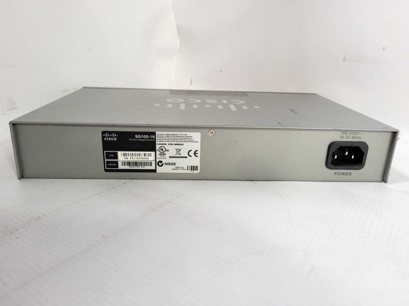 Cisco 16-Port GbE Layer 2 Network Switch SG100-16 $