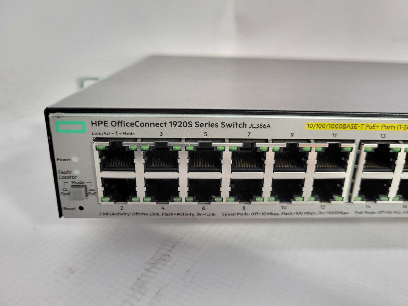 HPE OfficeConnect Switch 1920S 48G 4SFP 24 PoE+ (370W) JL386A _ $