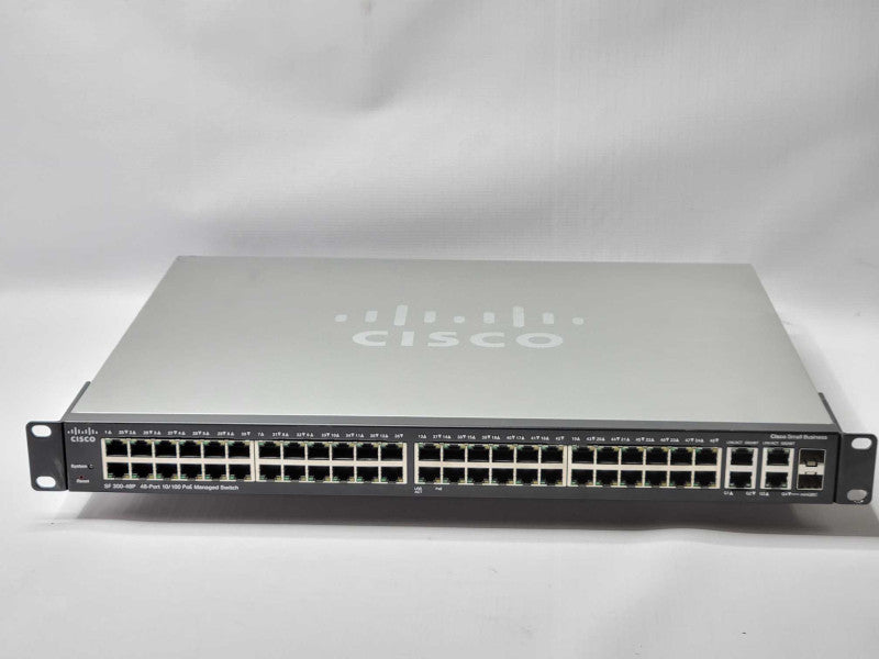 Cisco SF300-48P 48-Port 10/100 PoE Managed Switch SRW248G4P-K9 _