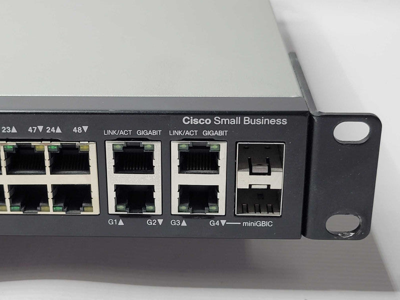 Cisco SF300-48P 48-Port 10/100 PoE Managed Switch SRW248G4P-K9 _