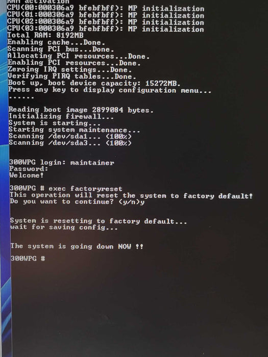 Fortinet FG-300d FORTIGATE 300D Network Security Firewall Appliance, READ _