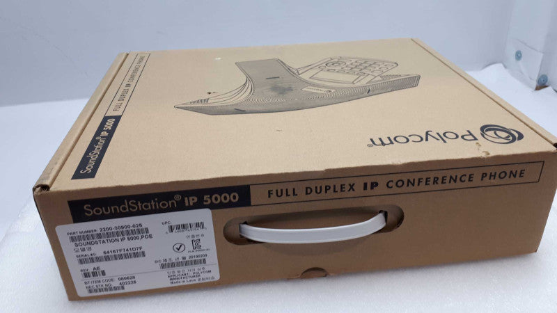 Polycom 2200-30900-025-R SoundStation IP 5000 Conference Phone (POE) &