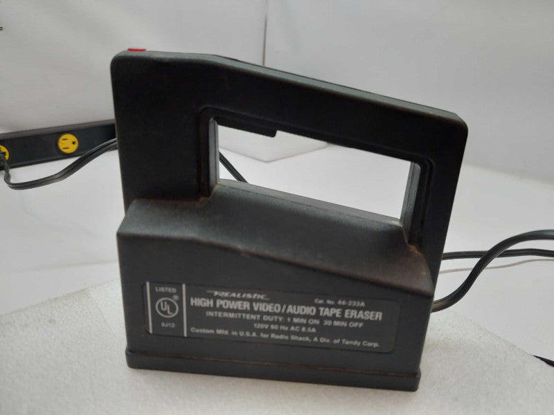 Realistic high power video audio tape eraser