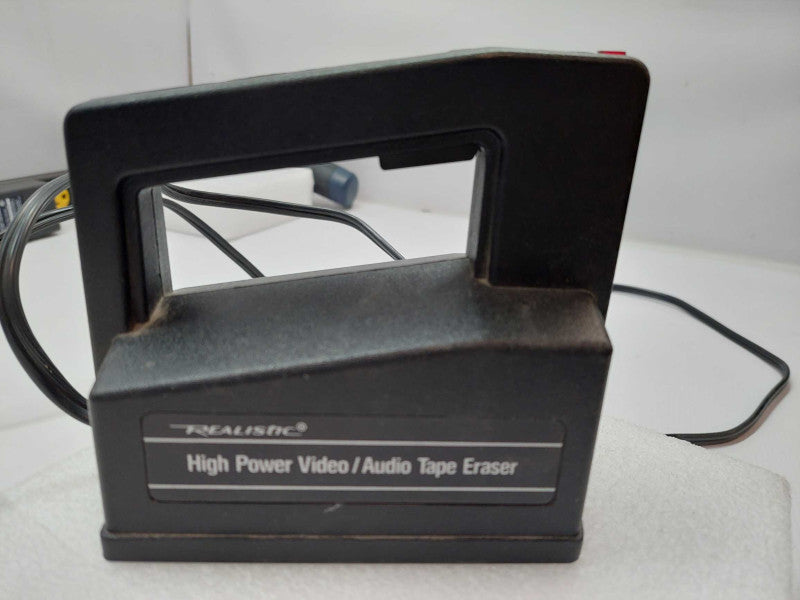 Realistic high power video audio tape eraser
