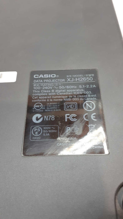 Casio XJ-H2650 LED/Laser XGA DLP Multimedia Projector &