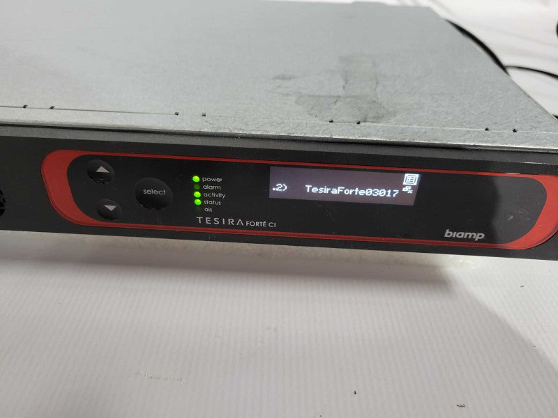 Biamp Systems Tesira Forte AVB CI Digital Audio Signal Processor !