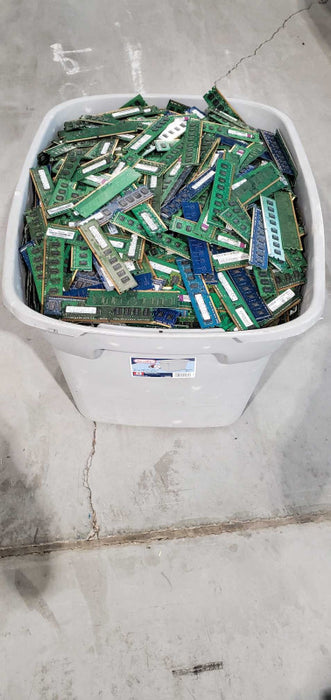 101.5KG Assorted Scrap RAM (2GB DDR3 and Below) @