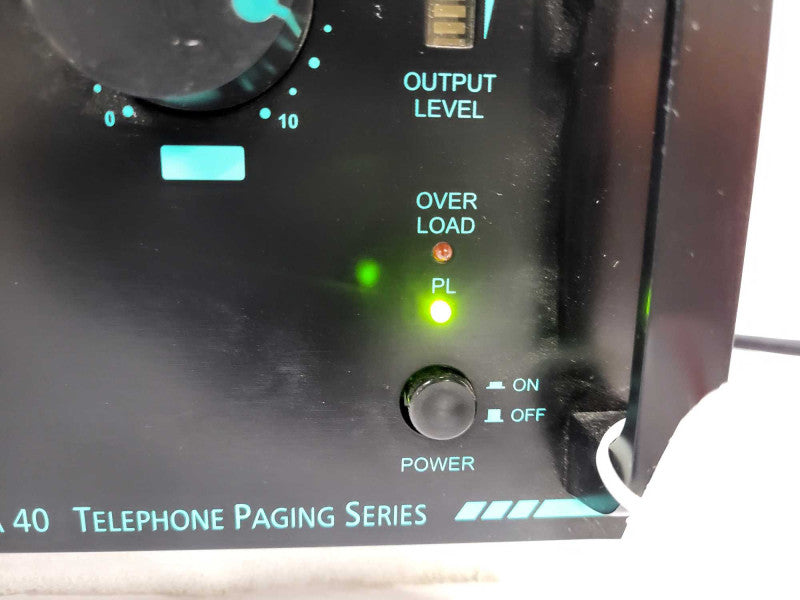 Norelco TPA 40 Telephone Paging Series 40-Watt Phone Amplifier $