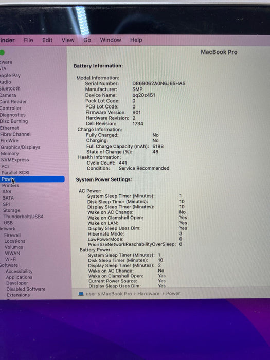 Apple MacBook Pro 15\\" 2019 TouchBar i7-9750H Radeon Pro 555X 16GB 256SSD READ