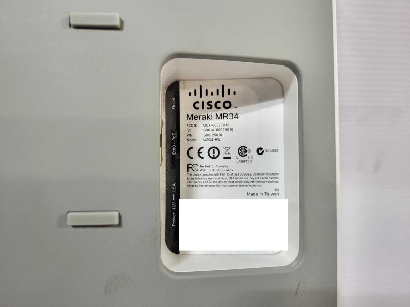 Cisco Meraki MR34-HW Cloud-Managed Access Point UNCLAIMED Q$