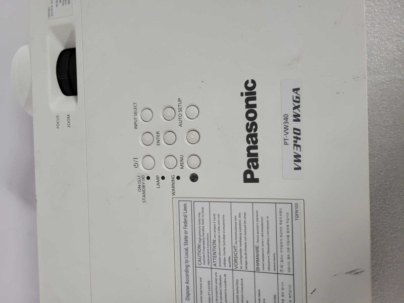 Panasonic PT-VW340 LCD Projector !