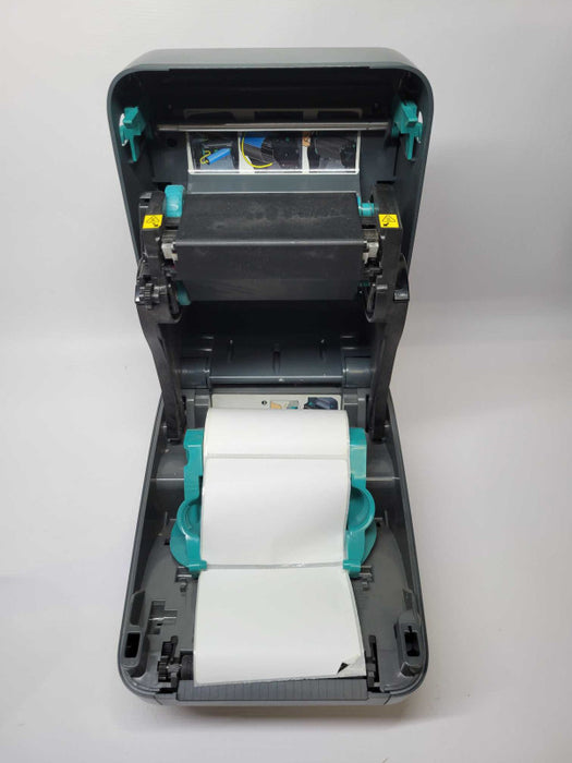 Zebra GK420T Label Thermal Transfer Printer with Power Adapter