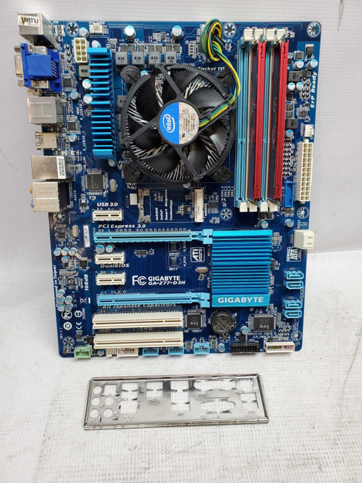 Gigabyte GA-Z77-D3H Motherboard with intel i7-3770k @ 3.50 GHZ, 16gb ddr3