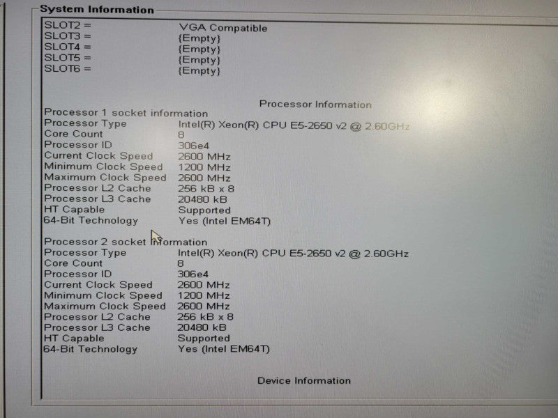 Dell Precision T5610, 2x Xeon E5-2650v2 2.6GHz, 28GB DDR3, Quadro K2000 GPU !