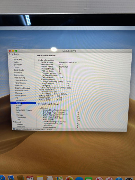 Apple MacBook Pro 15\\" 2019 TouchBar i7-9750H Radeon Pro 555X 16GB 256SSD READ