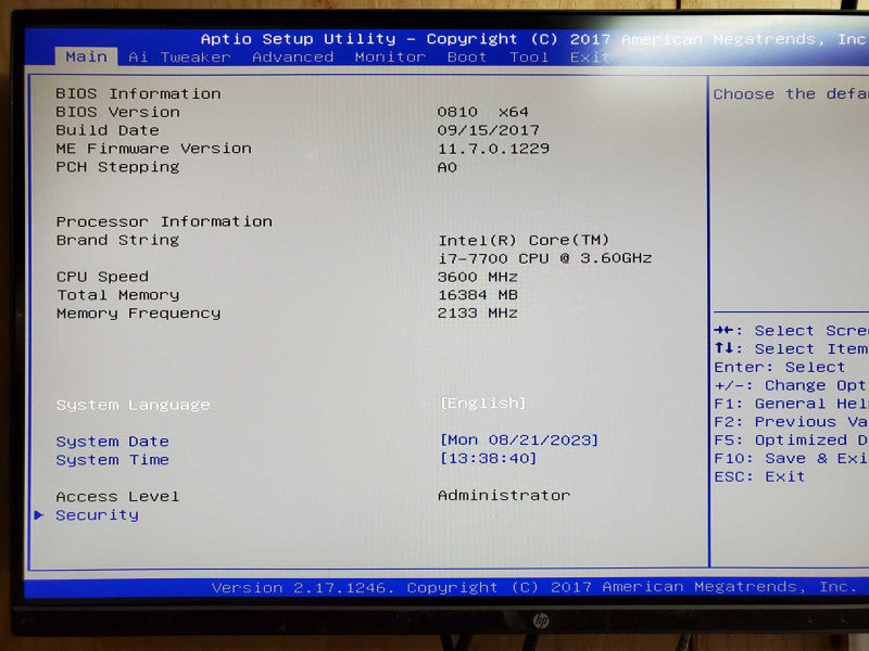 Asus Prime Q270M-C Motherboard with i7-7700 @ 3.60 GHZ, 16GB DDR4