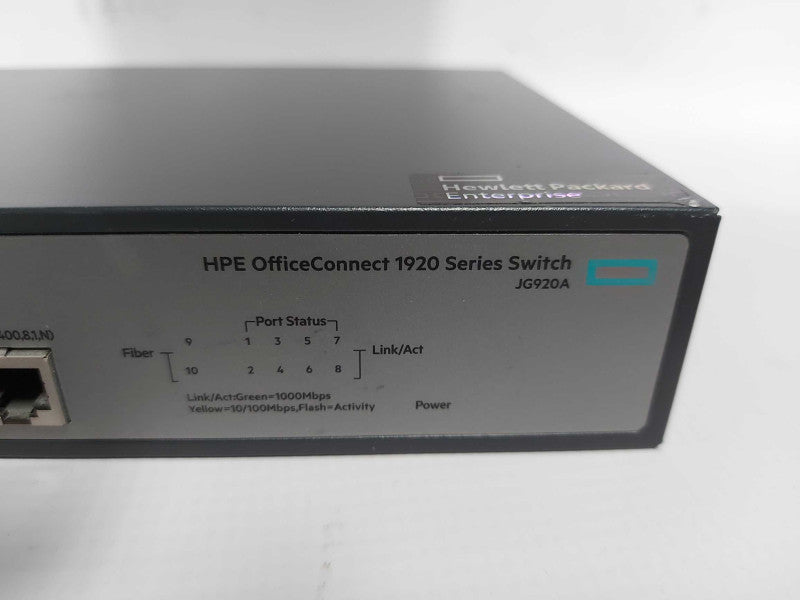 HP OfficeConnect 1920 8G Enterprise Network Switch JG920A - fact reset #