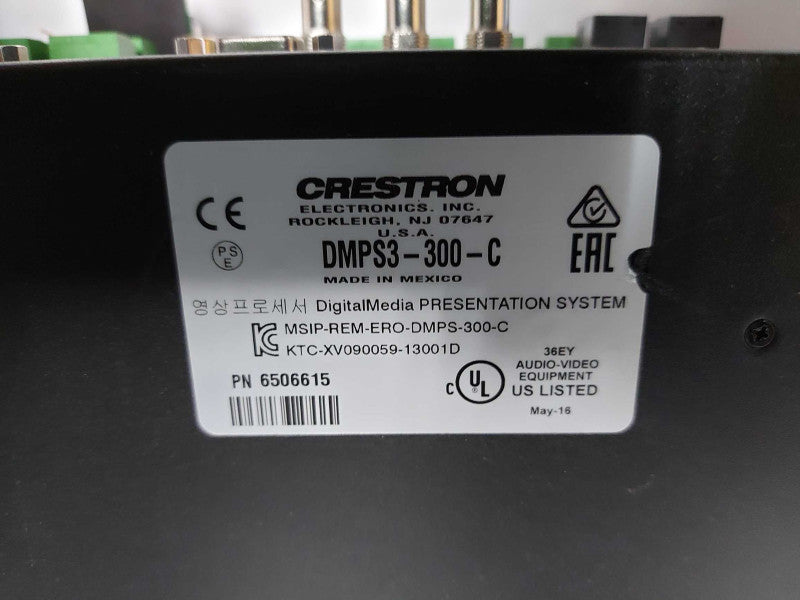 Crestron 3 series DMPS3-300-C Digital Media Presentation System - READ #