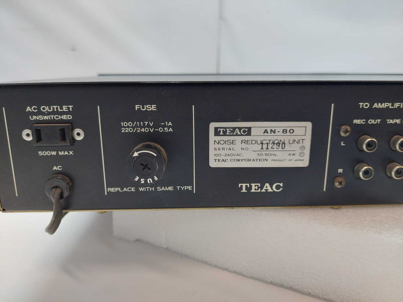 Vintage Teac Noise Reduction Unit Model: AN-80