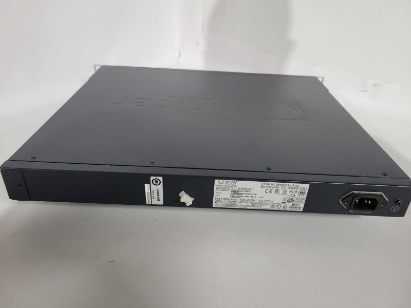 Juniper Networks SRX240 Secure Service Gateway 16 PoE Ports w/ Rack Ears !