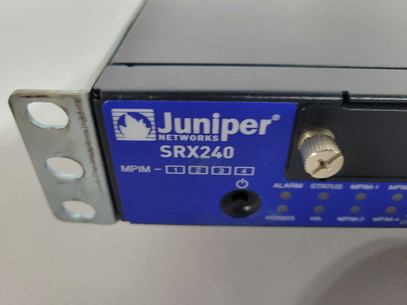Juniper Networks SRX240 Secure Service Gateway 16 PoE Ports w/ Rack Ears !