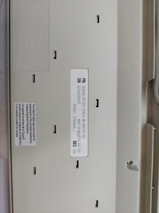 Vintage Fujitsu Keyboard PN: N860-8725-T501 Model: FKB8725-501